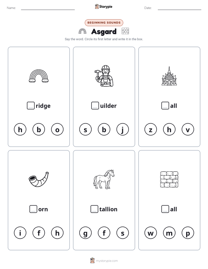 Beginning Sounds