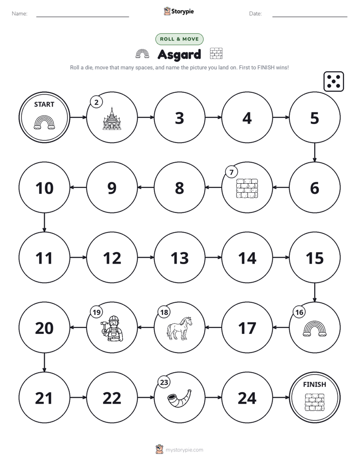 Roll & Move Game