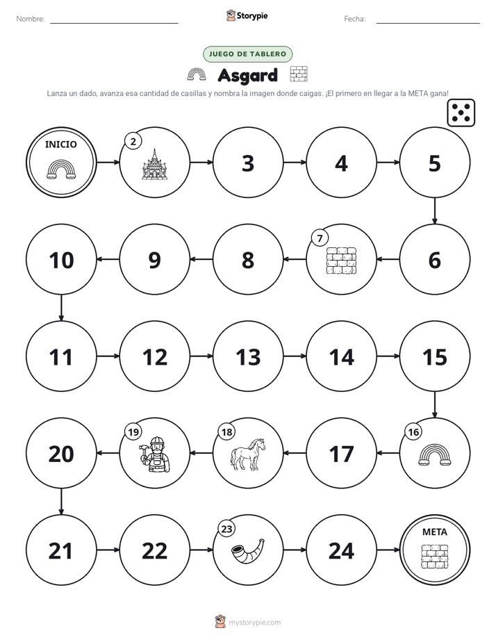 Juego de Rueda y Avanza