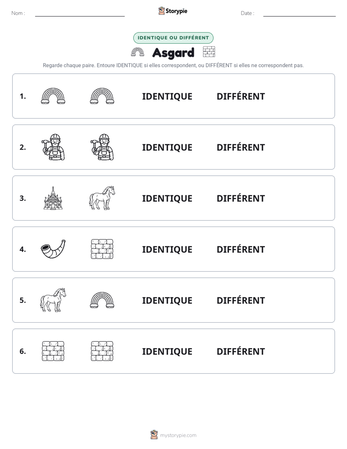 Identique ou Différent