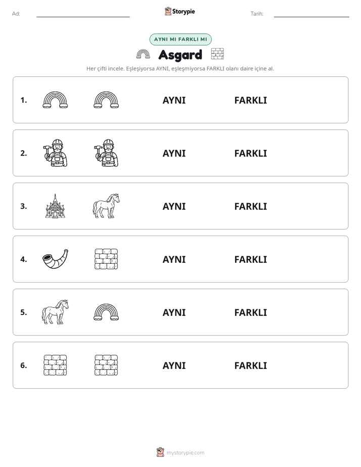 Aynı mı Farklı mı