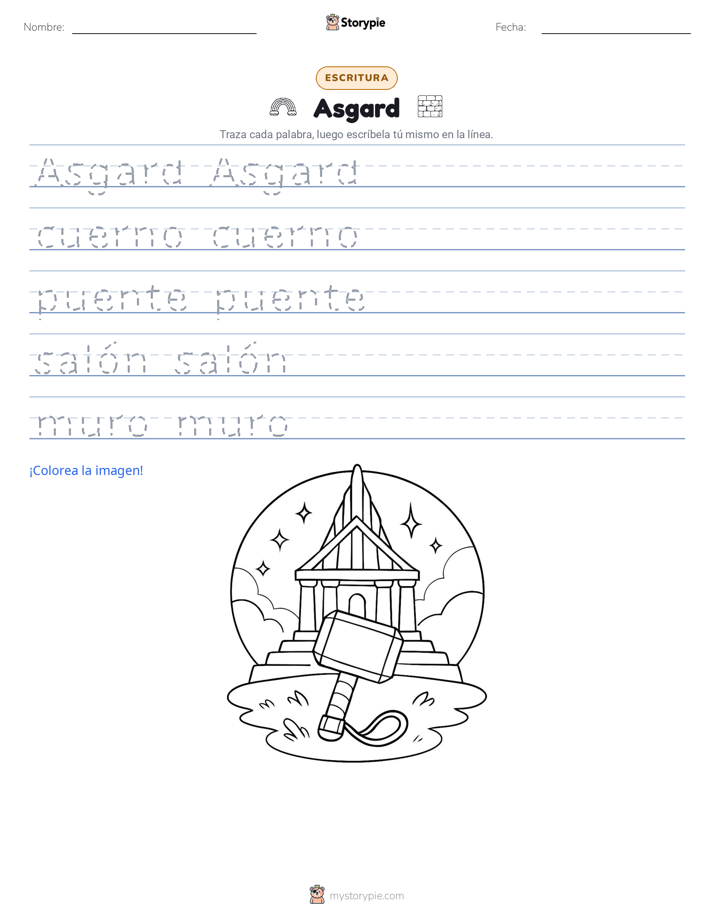 Práctica de Escritura