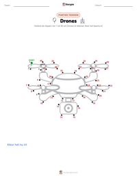Drones afdrukbare werkblad voorbeeld
