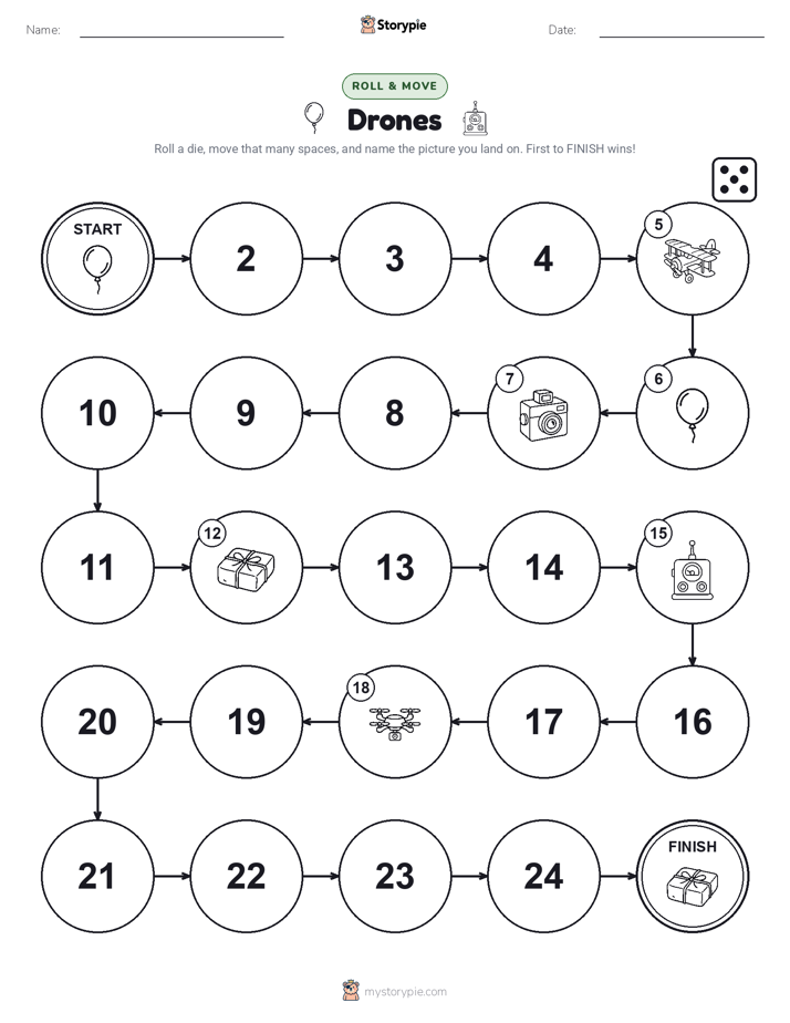 Roll & Move Game