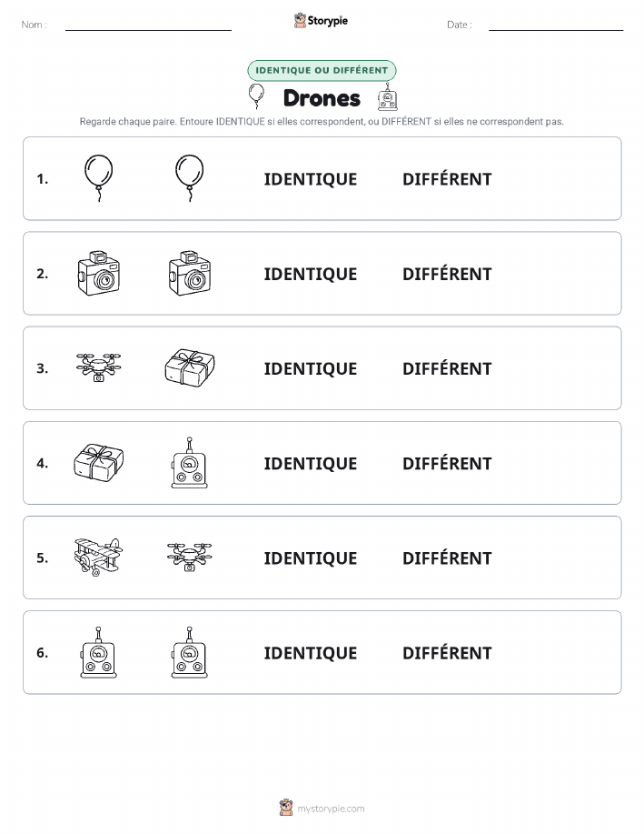 Identique ou Différent