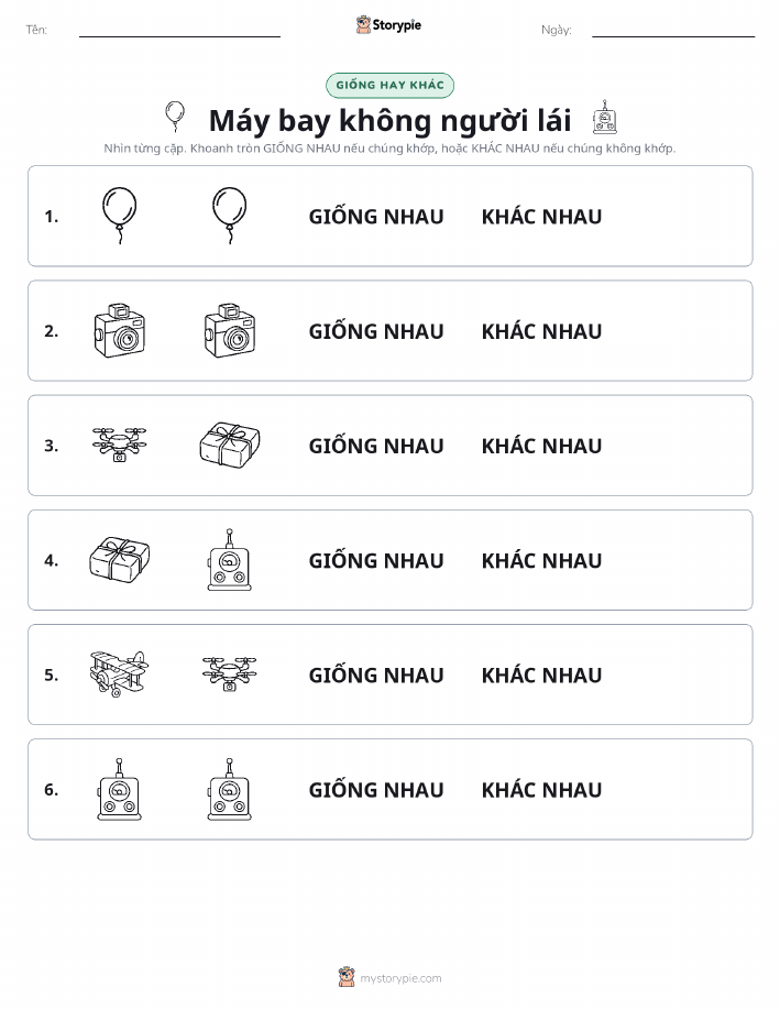 Giống Hay Khác