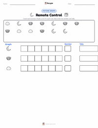 Remote Control printable worksheet preview