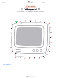 Anteprima della scheda stampabile di Videogiochi