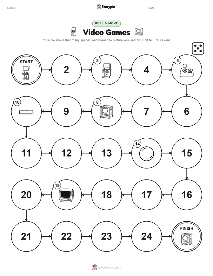 Roll & Move Game