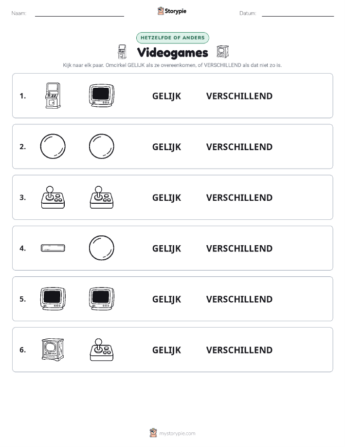 Zelfde of Verschillend