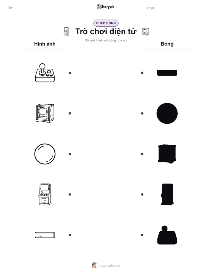 Ghép Hình Bóng
