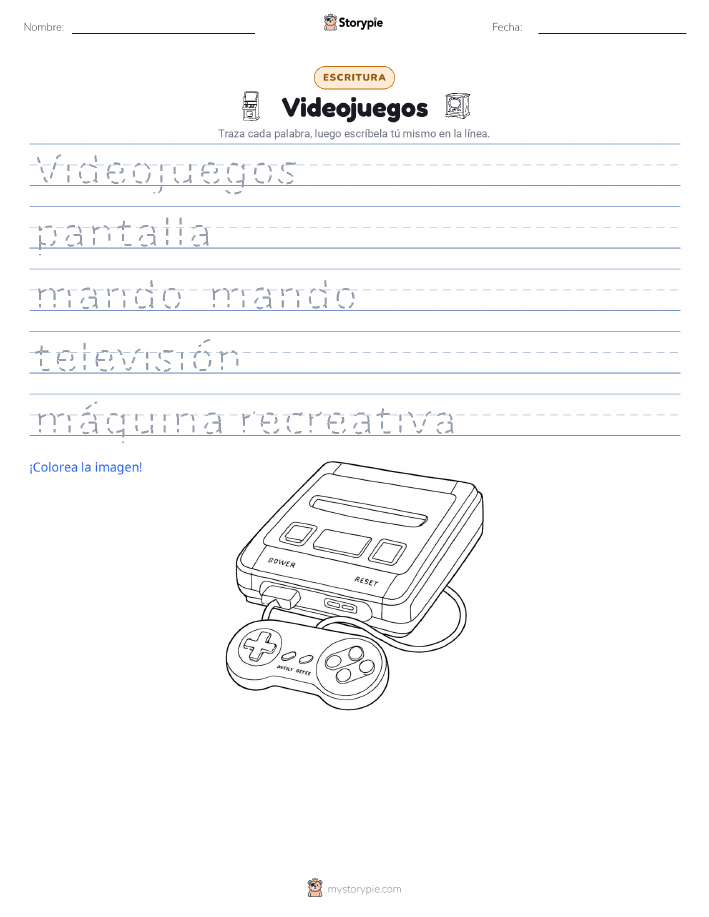 Práctica de Escritura