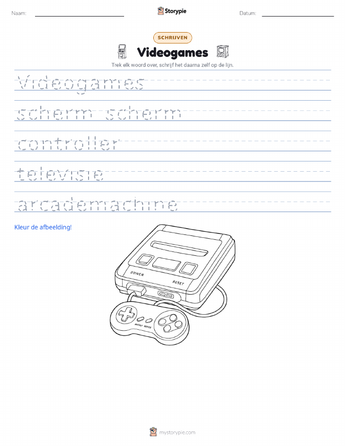 Schrijf Oefening
