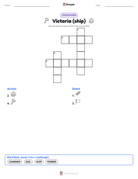 Victoria (ship) printable worksheet preview