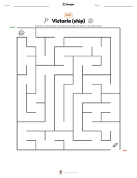 Victoria (ship) printable worksheet preview