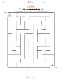Aperçu de la feuille de travail imprimable Victoria (navire)