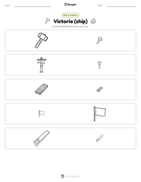 Victoria (ship) printable worksheet preview