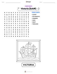 Victoria (Schiff) druckbare Arbeitsblatt Vorschau