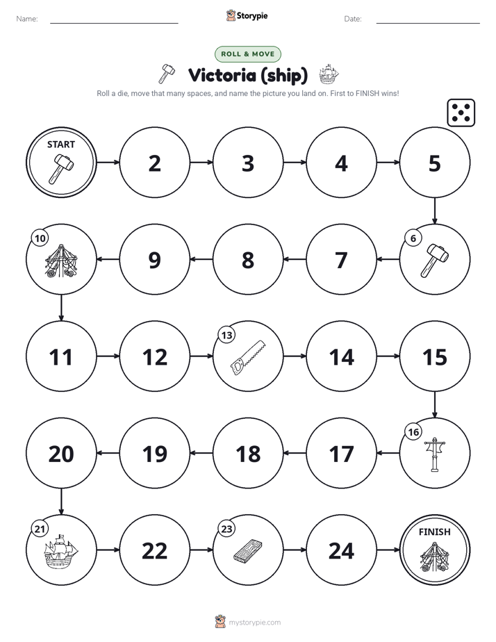 Roll & Move Game