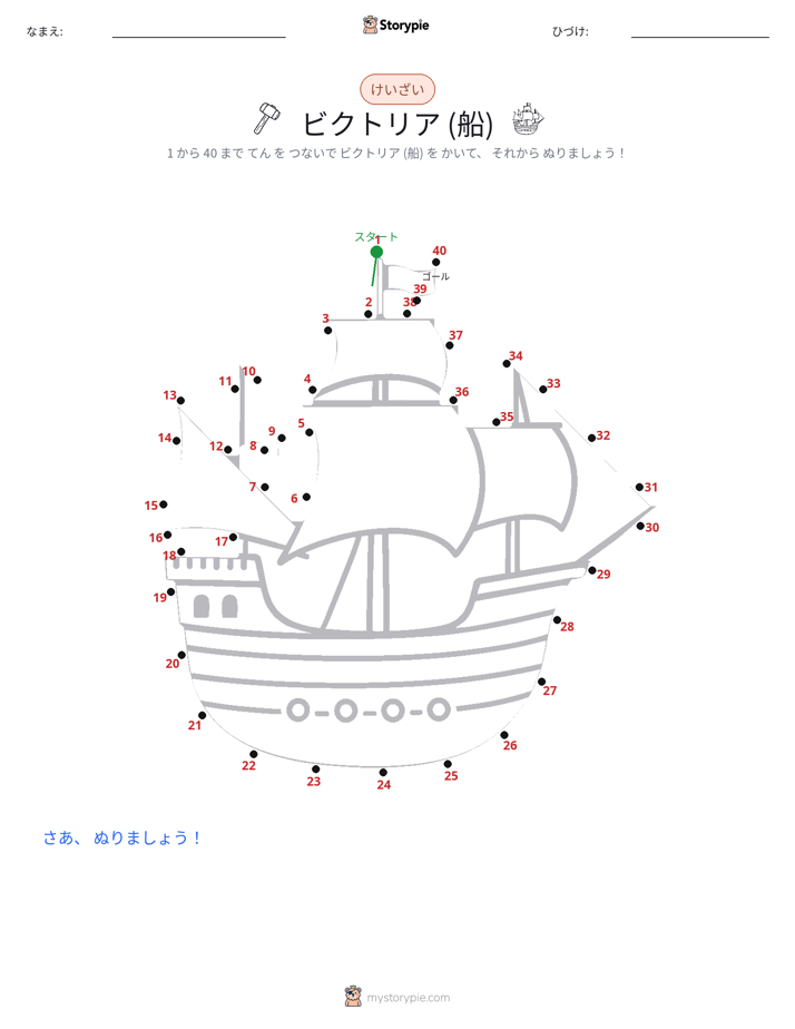 点つなぎ
