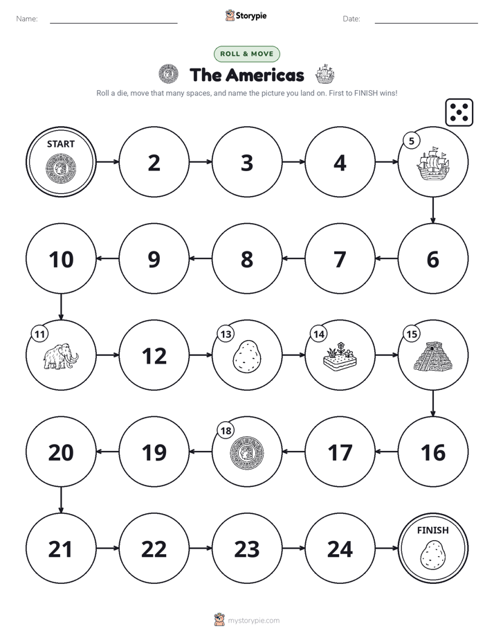 Roll & Move Game