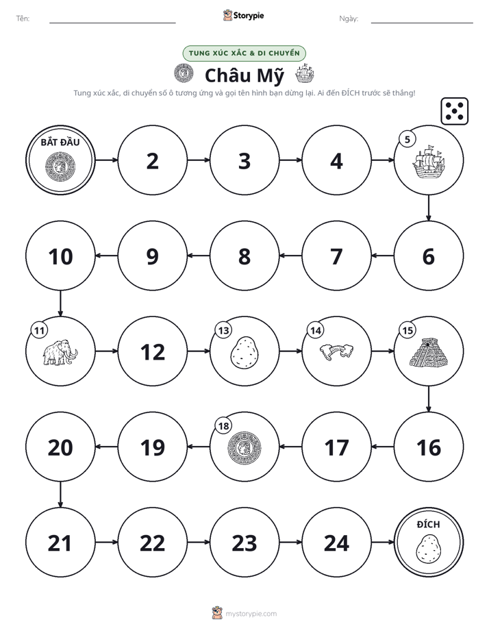 Trò Chơi Cuộn & Di Chuyển
