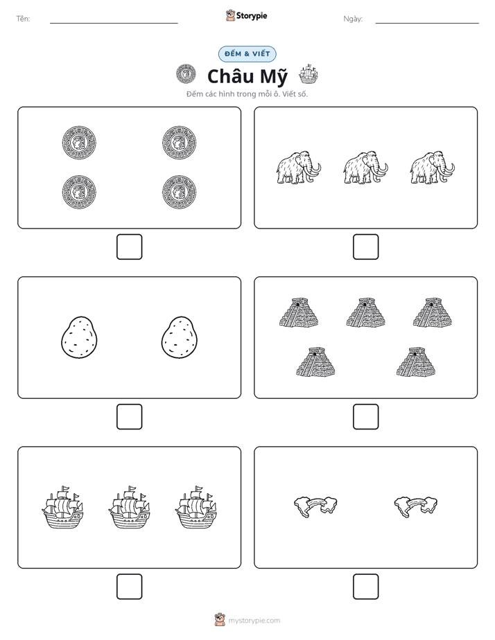 Đếm & Viết