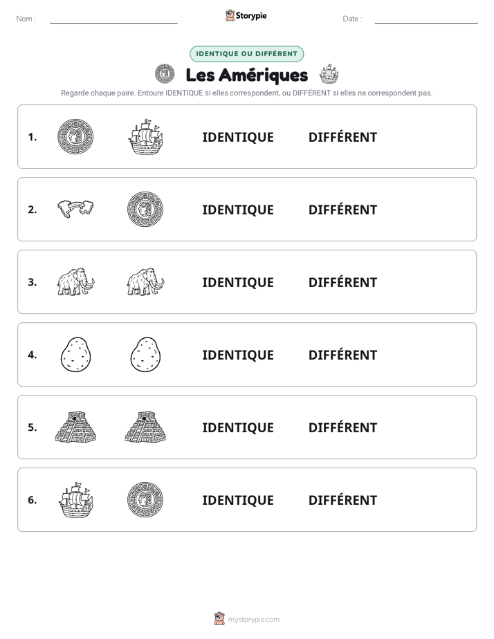Identique ou Différent