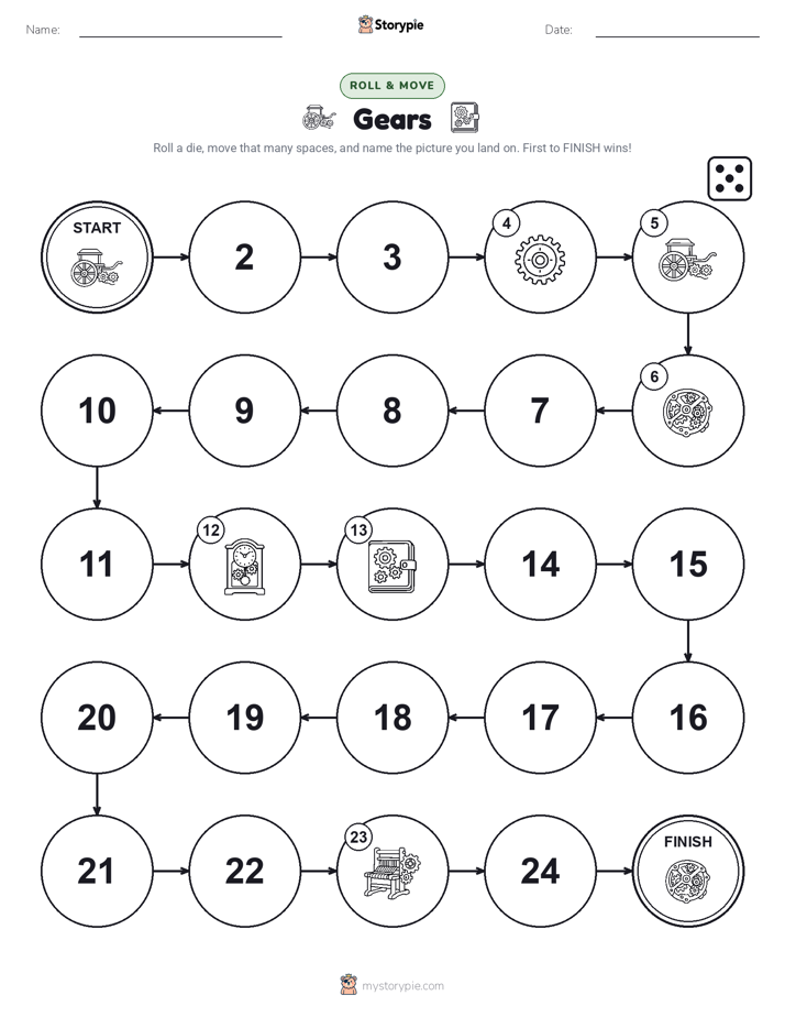 Roll & Move Game