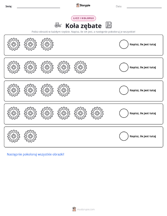 Liczenie i Kolorowanie