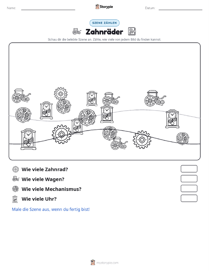 Zähl-Szene