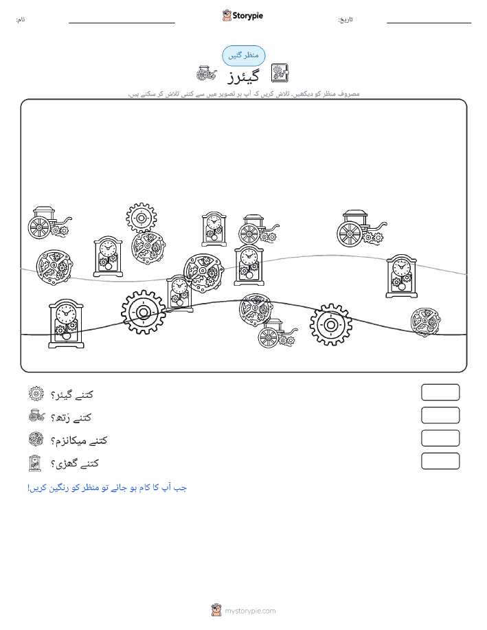 گنتی کا منظر
