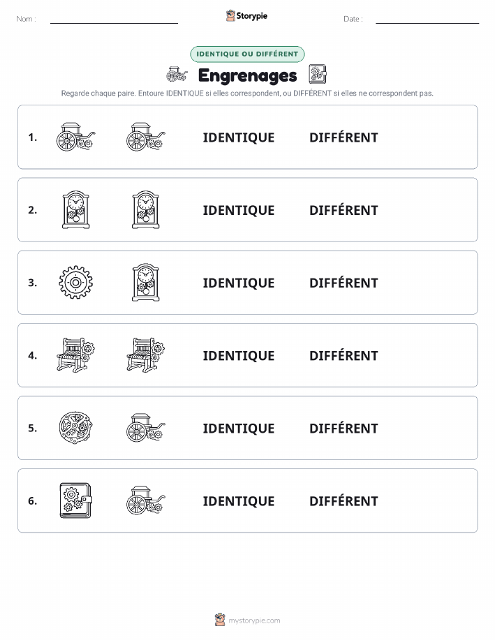 Identique ou Différent