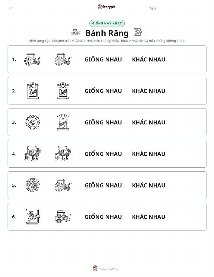 Giống Hay Khác