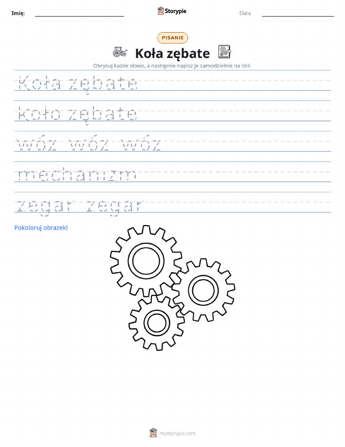 Ćwiczenie Pisania