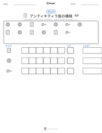 アンティキティラ島の機械 の印刷可能ワークシートプレビュー