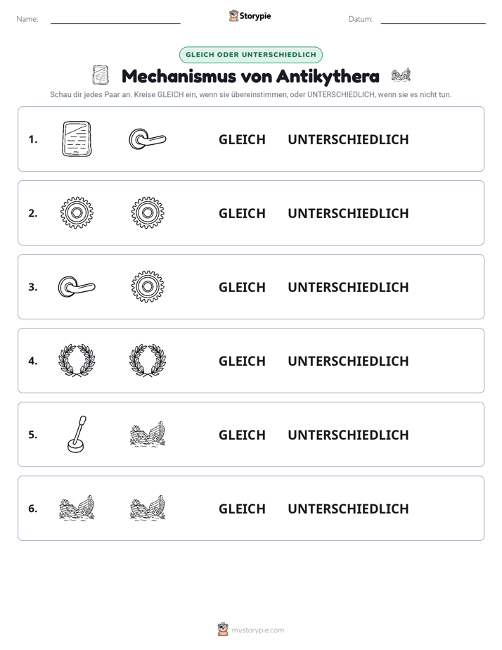 Gleich oder Anders