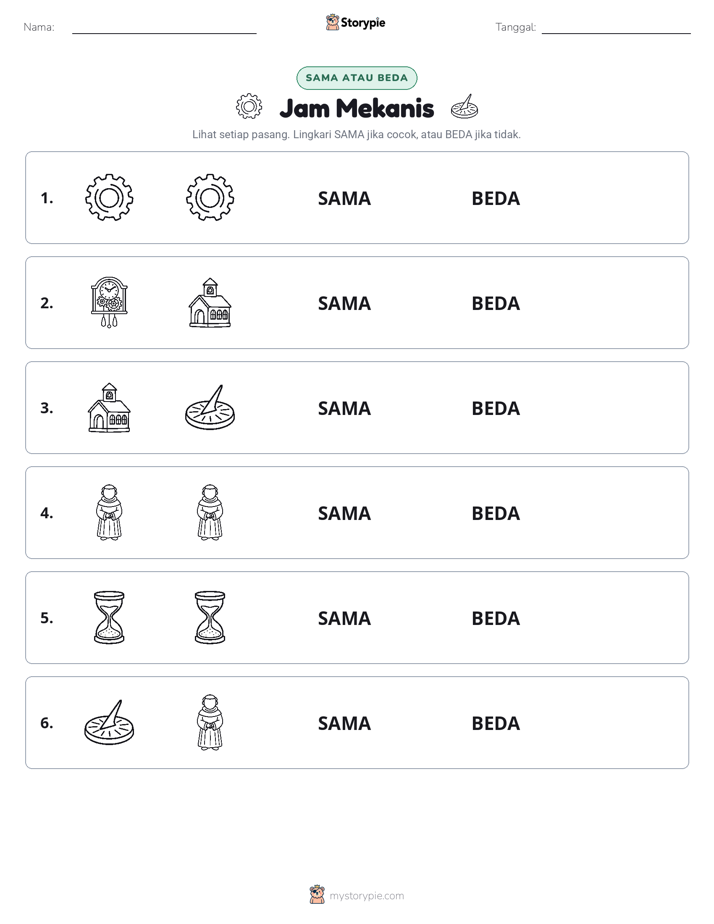Sama atau Berbeda