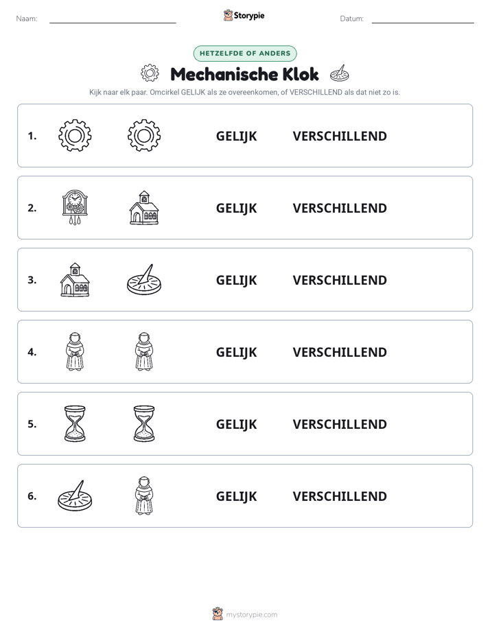 Zelfde of Verschillend