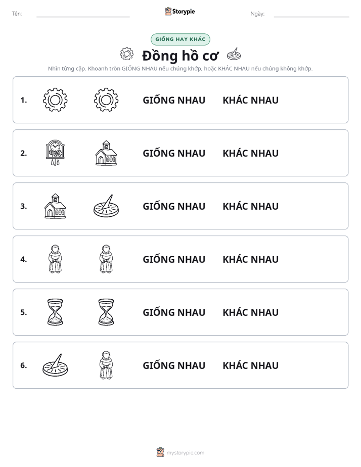 Giống Hay Khác