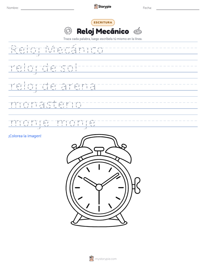 Práctica de Escritura
