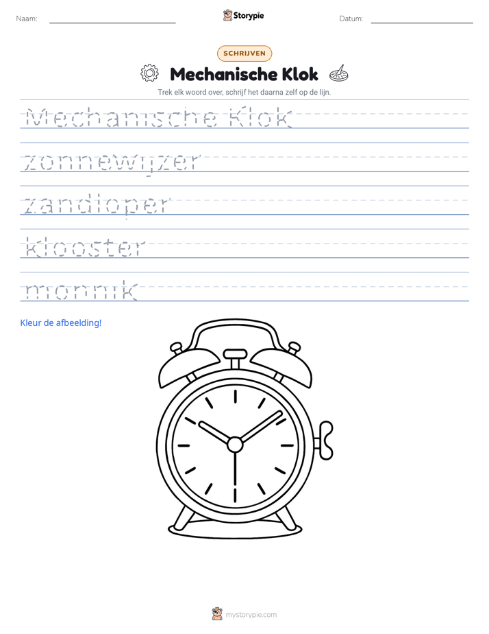 Schrijf Oefening