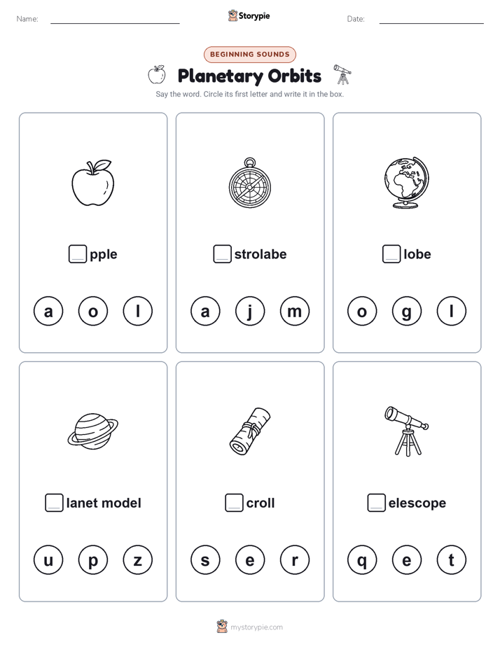 Beginning Sounds