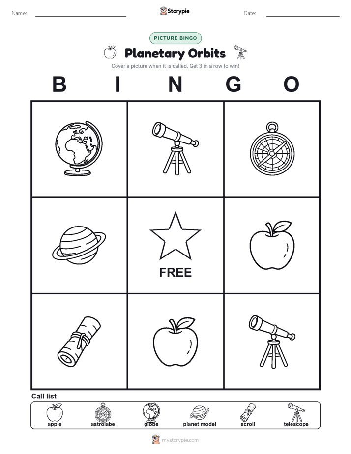 Picture Bingo