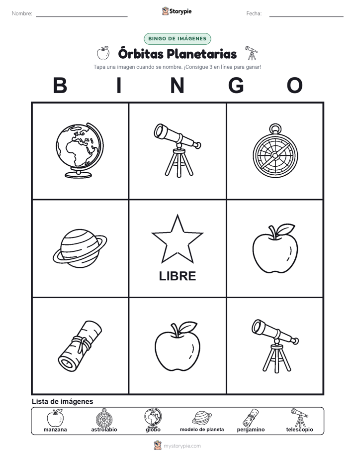 Bingo de Imágenes