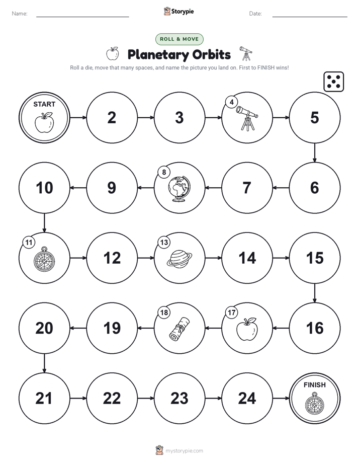 Roll & Move Game