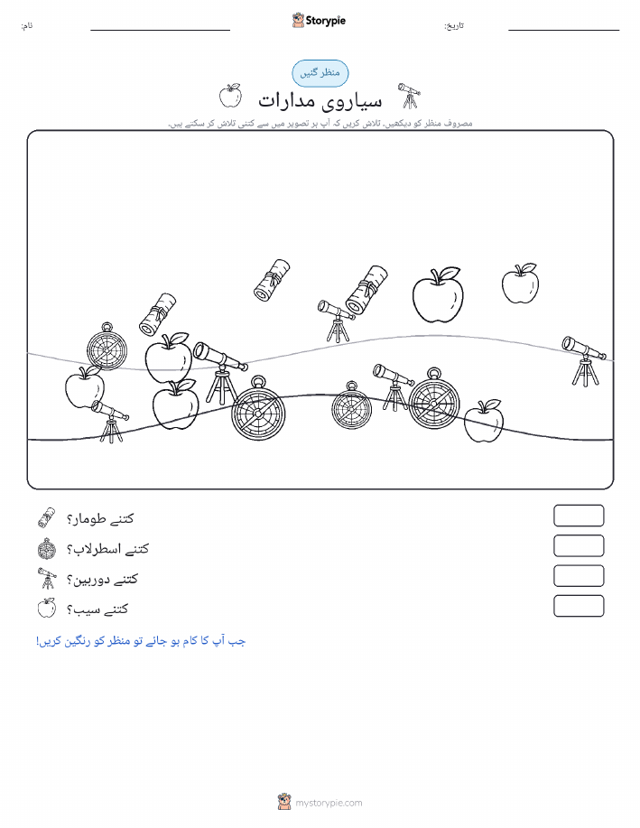گنتی کا منظر