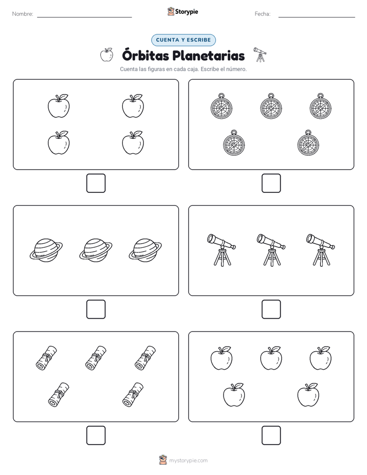 Cuenta y Escribe