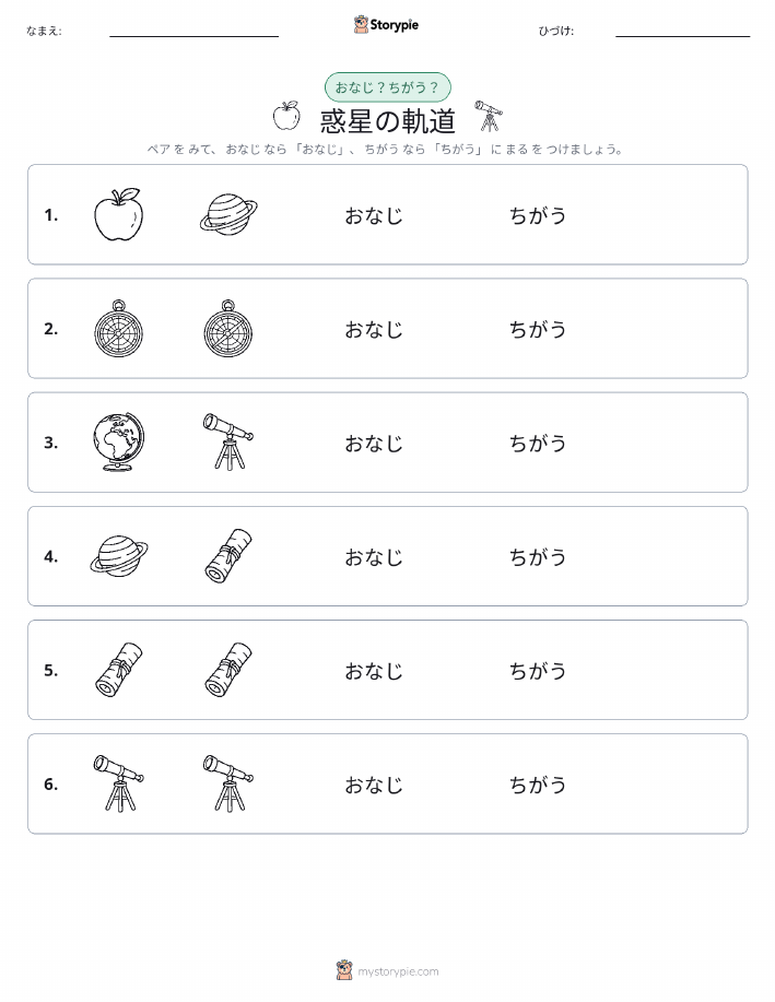 同じか違うか