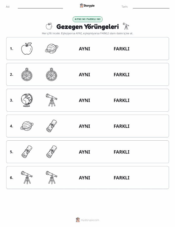Aynı mı Farklı mı